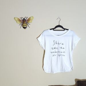 White Graphic Tee